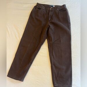 Liz Claiborne Chocolate Brown Classic Fit Jeans